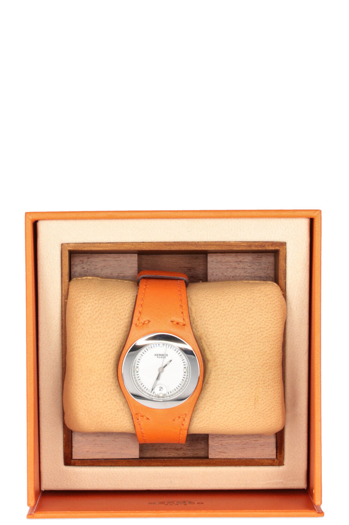 HERMÈS Harnais Watch Orange