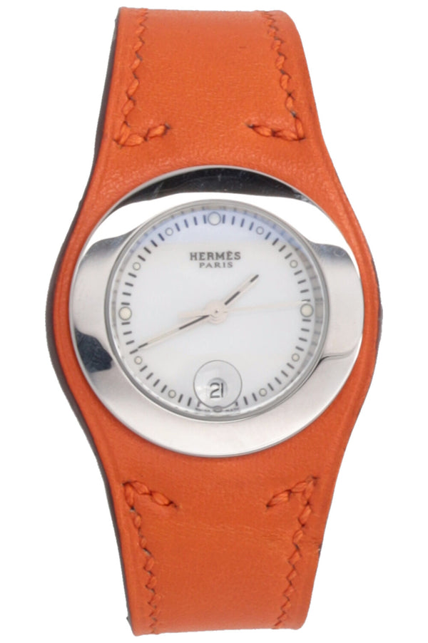 Montre Hermès Harnais Orange