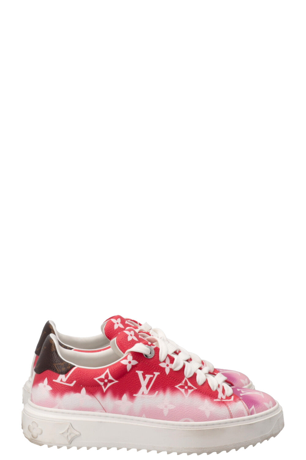 LOUIS VUITTON Time Out Sneaker Canvas Escale