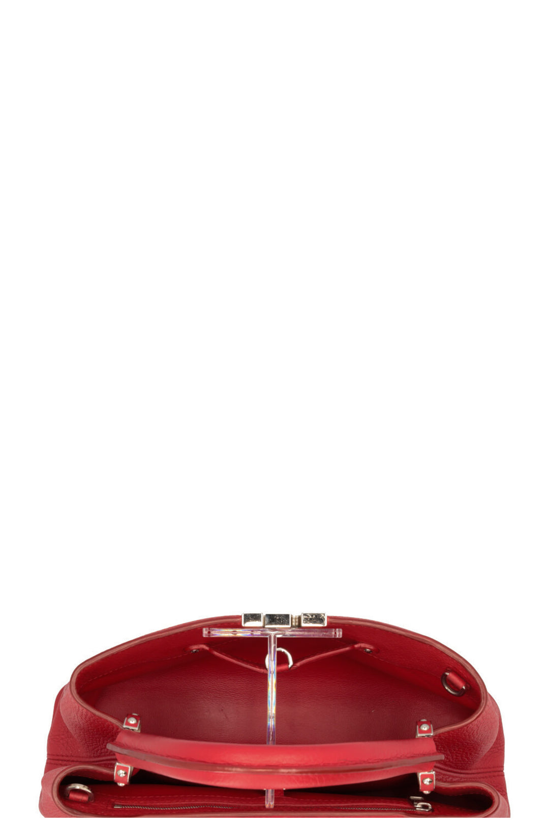 LOUIS VUITTON Capucines MM Rouge