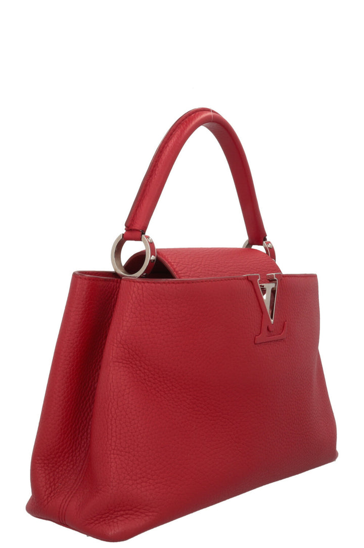 LOUIS VUITTON Capucines MM Rouge