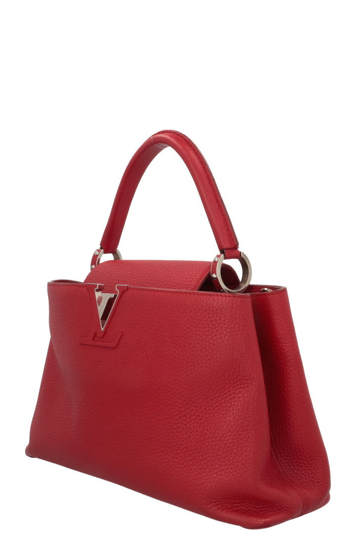 LOUIS VUITTON Capucines MM Rouge