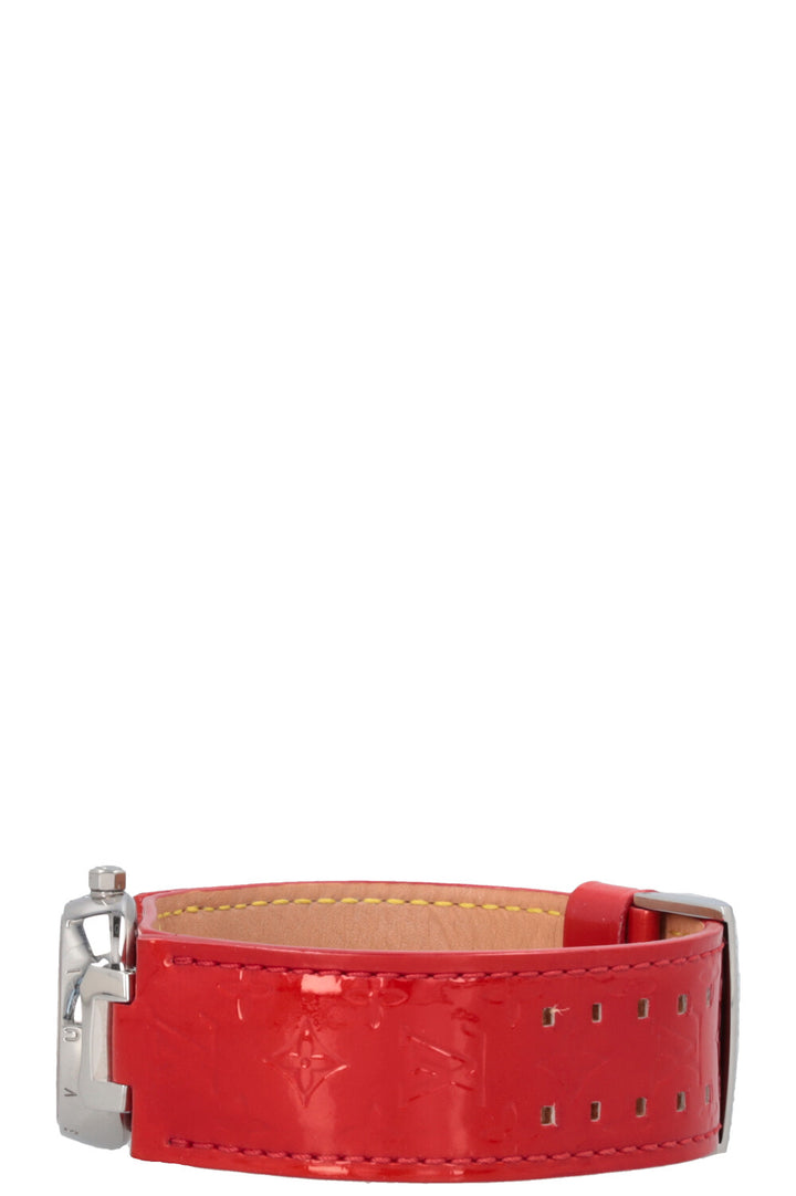 LOUIS VUITTON Tambour Lovely Heart Watch Red