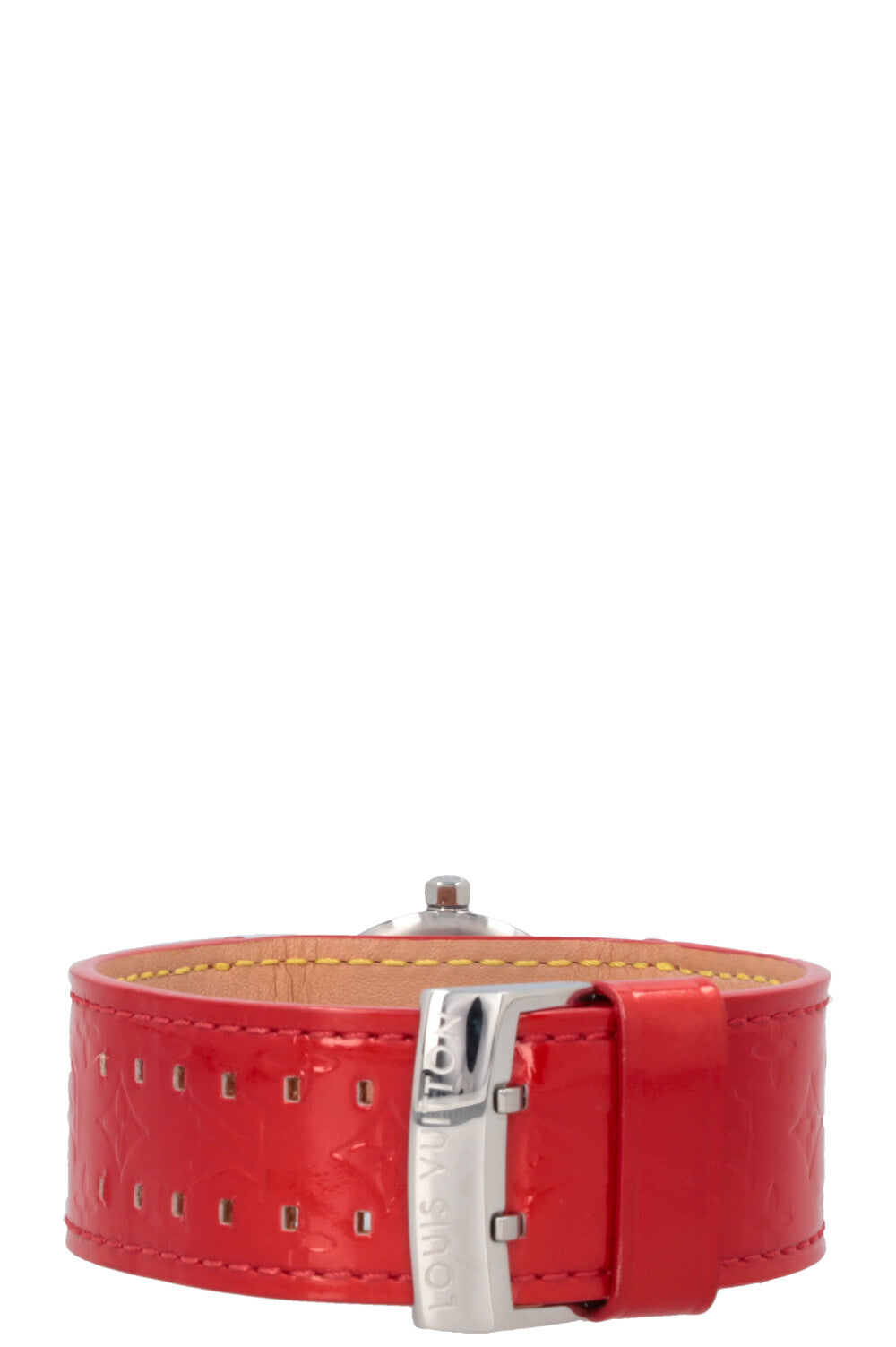LOUIS VUITTON Tambour Lovely Heart Watch Red