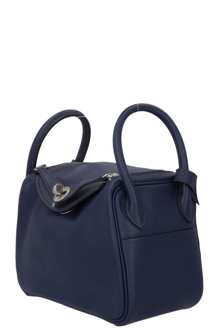HERMÈS Verso Mini Lindy Swift Navy Frida