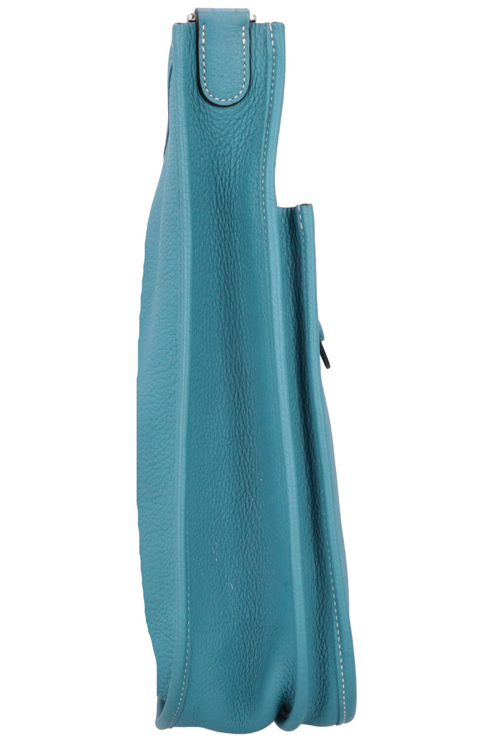 HERMÈS Evelyne GM Bleu Jean Clemence