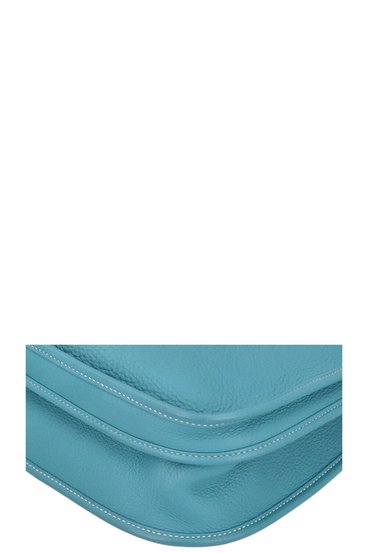 HERMÈS Evelyne GM Bleu Jean Clemence