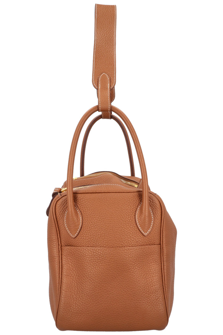 HERMÈS Lindy 34 Shoulder Bag Gold Clemence