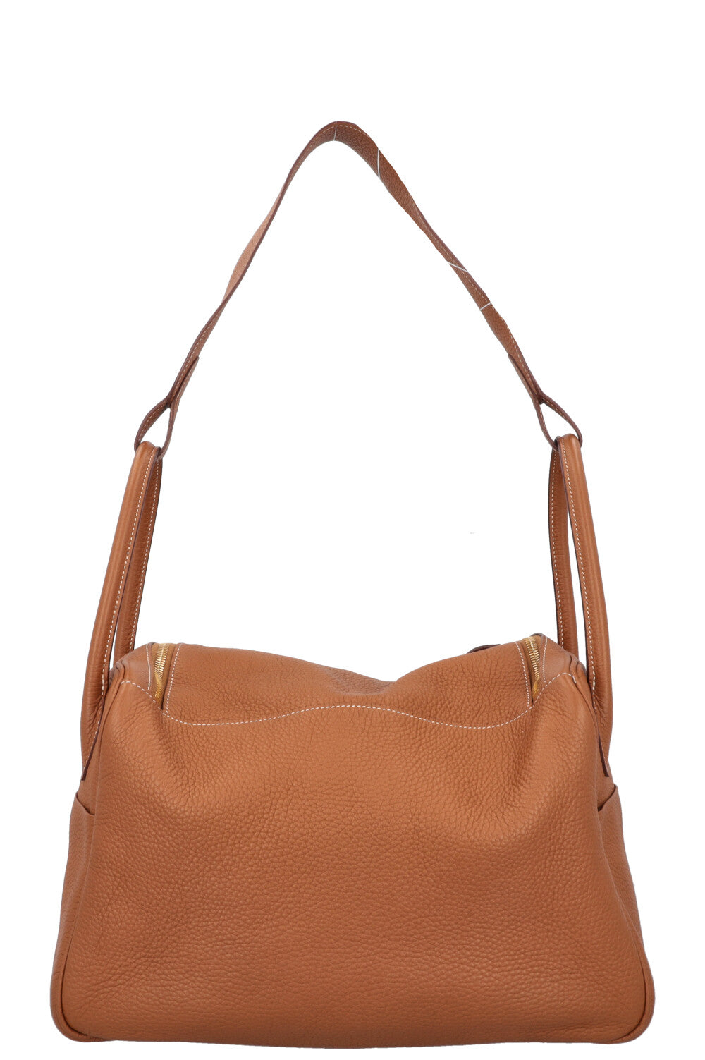 HERMÈS Lindy 34 Shoulder Bag Gold Clemence