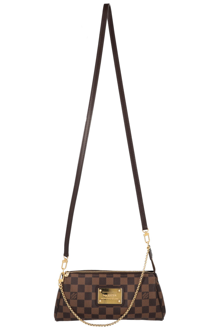 LOUIS VUITTON Eva Crossbody Bag Damier Ebene