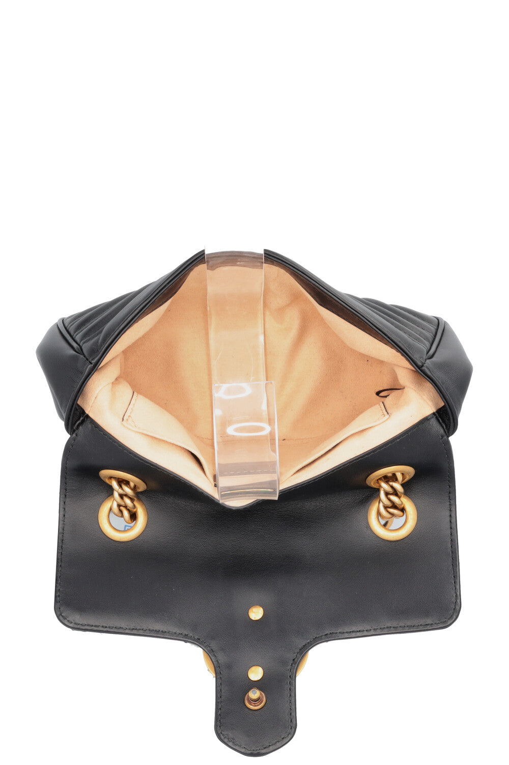 Petit sac GUCCI Marmont en cuir noir