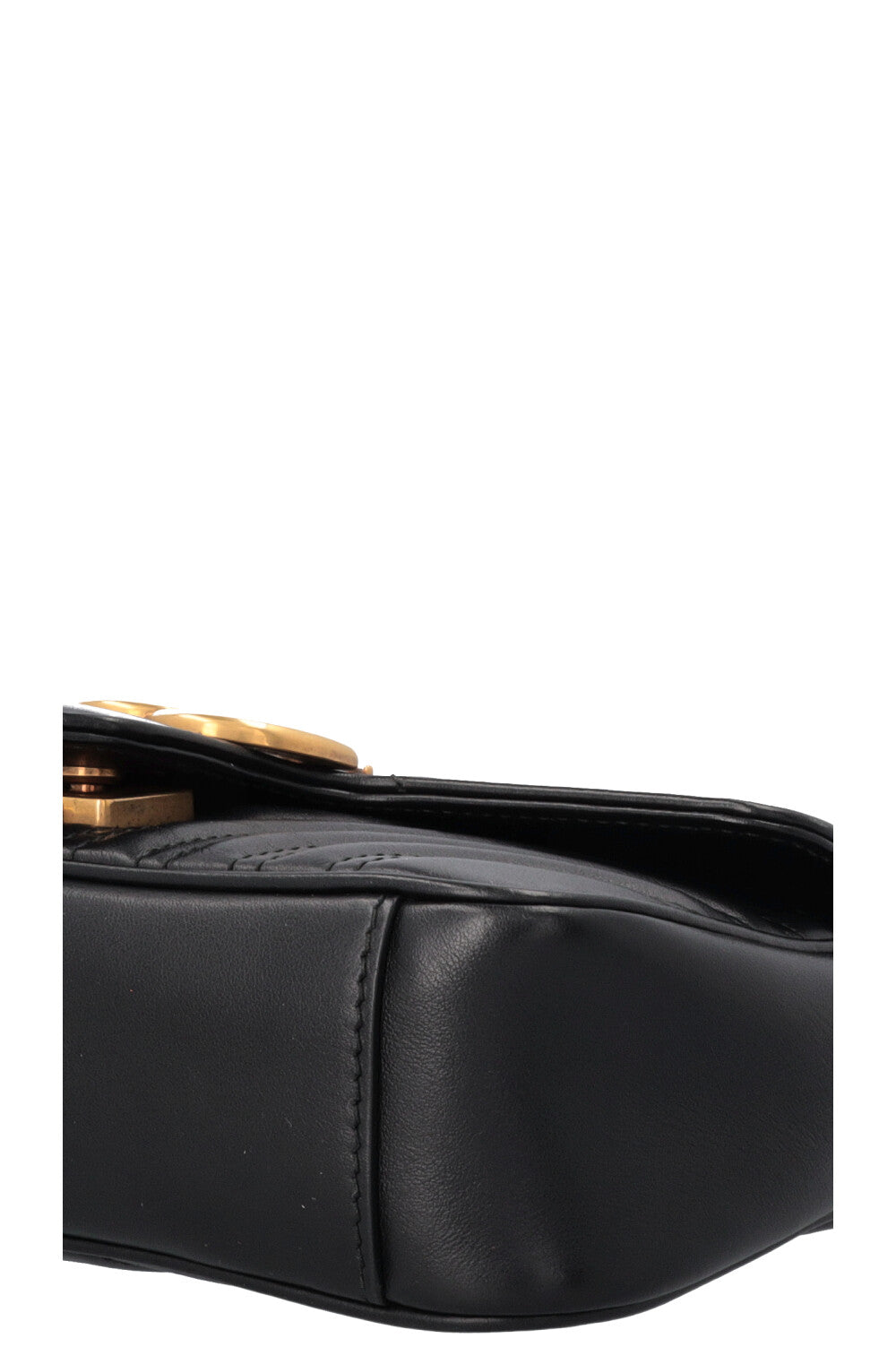 Petit sac GUCCI Marmont en cuir noir