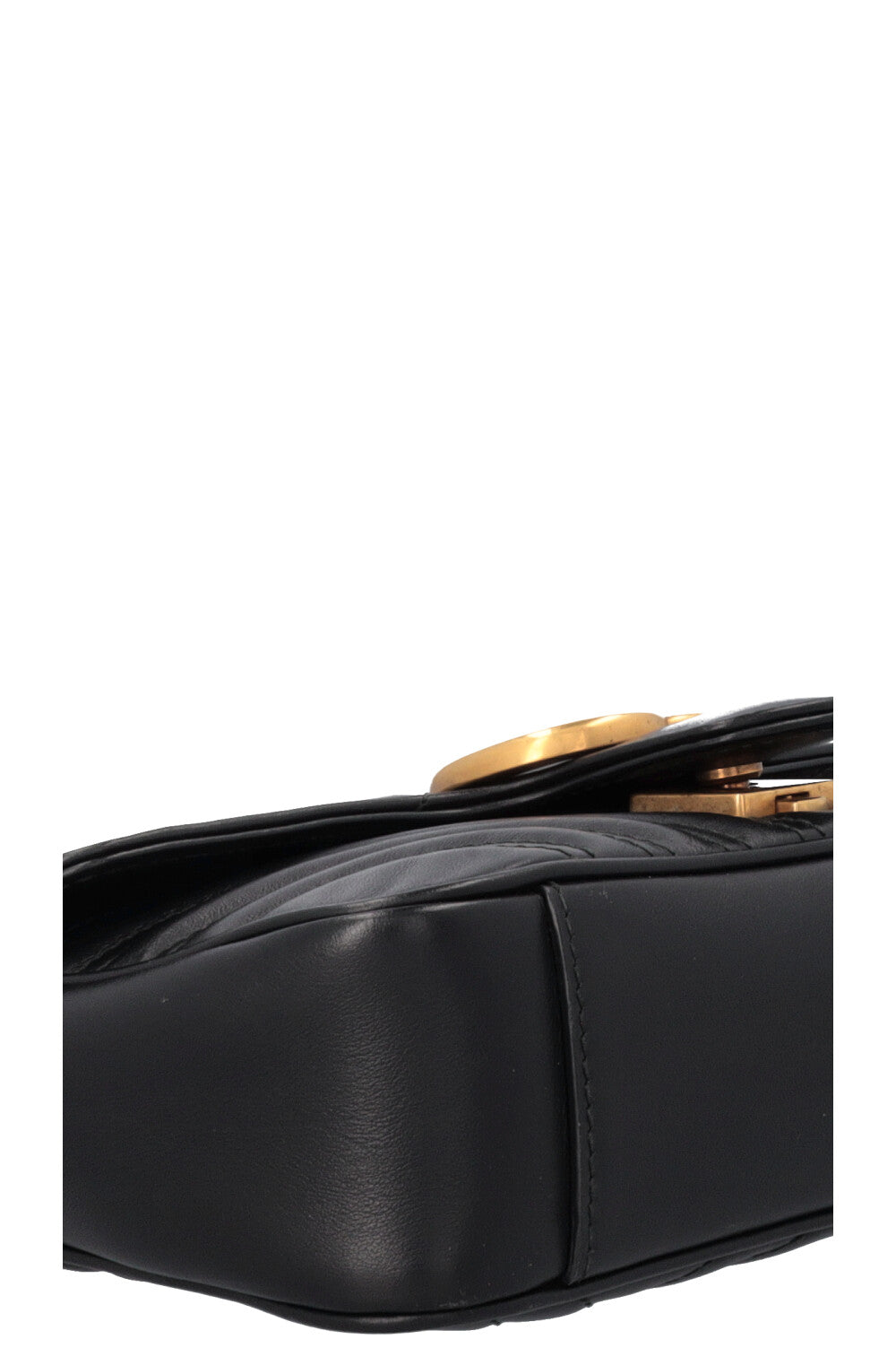 Petit sac GUCCI Marmont en cuir noir