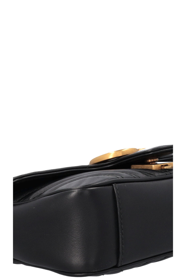 Petit sac GUCCI Marmont en cuir noir