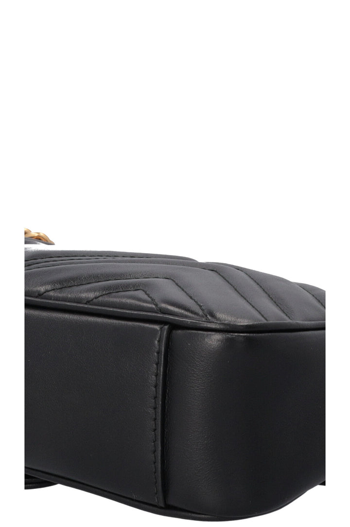 Petit sac GUCCI Marmont en cuir noir