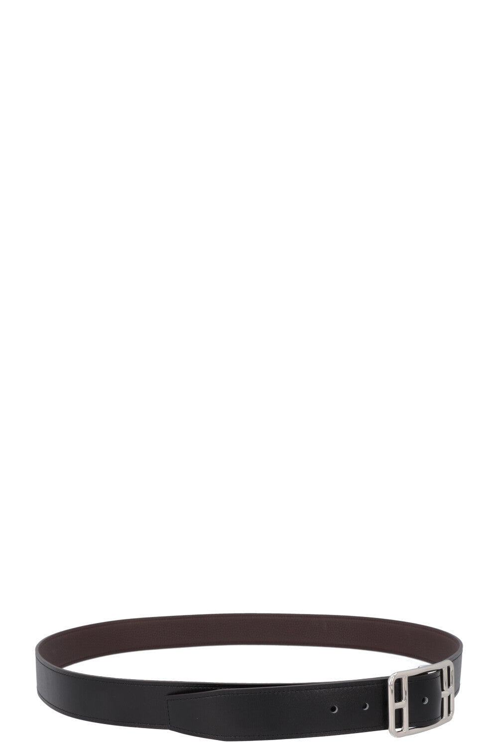HERMÈS Reversible Cape Cod Belt Noir Chocolat