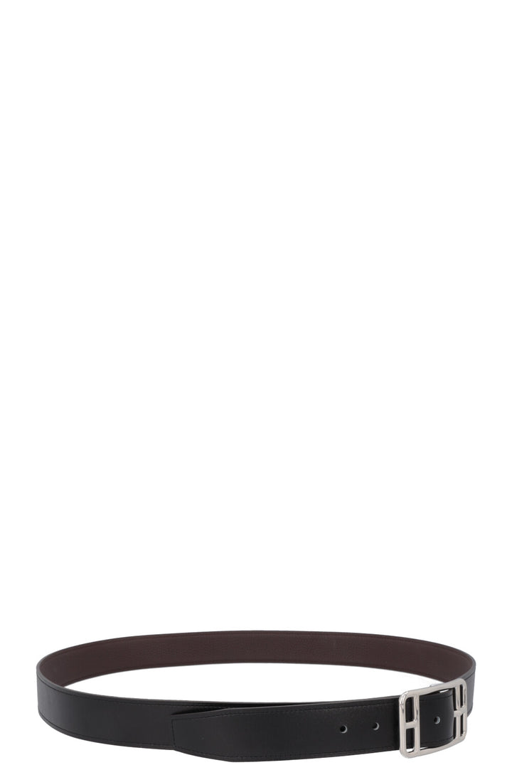 HERMÈS Reversible Cape Cod Belt Noir Chocolat