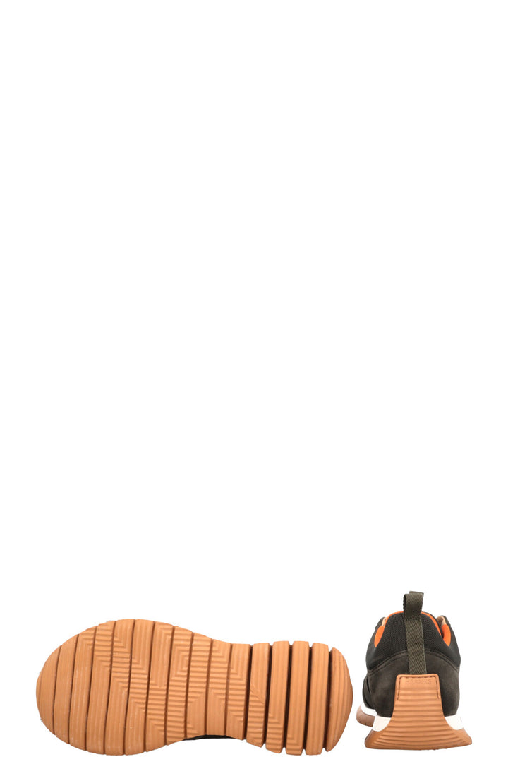 HERMÈS Jimmy Sneakers Vert Fôret