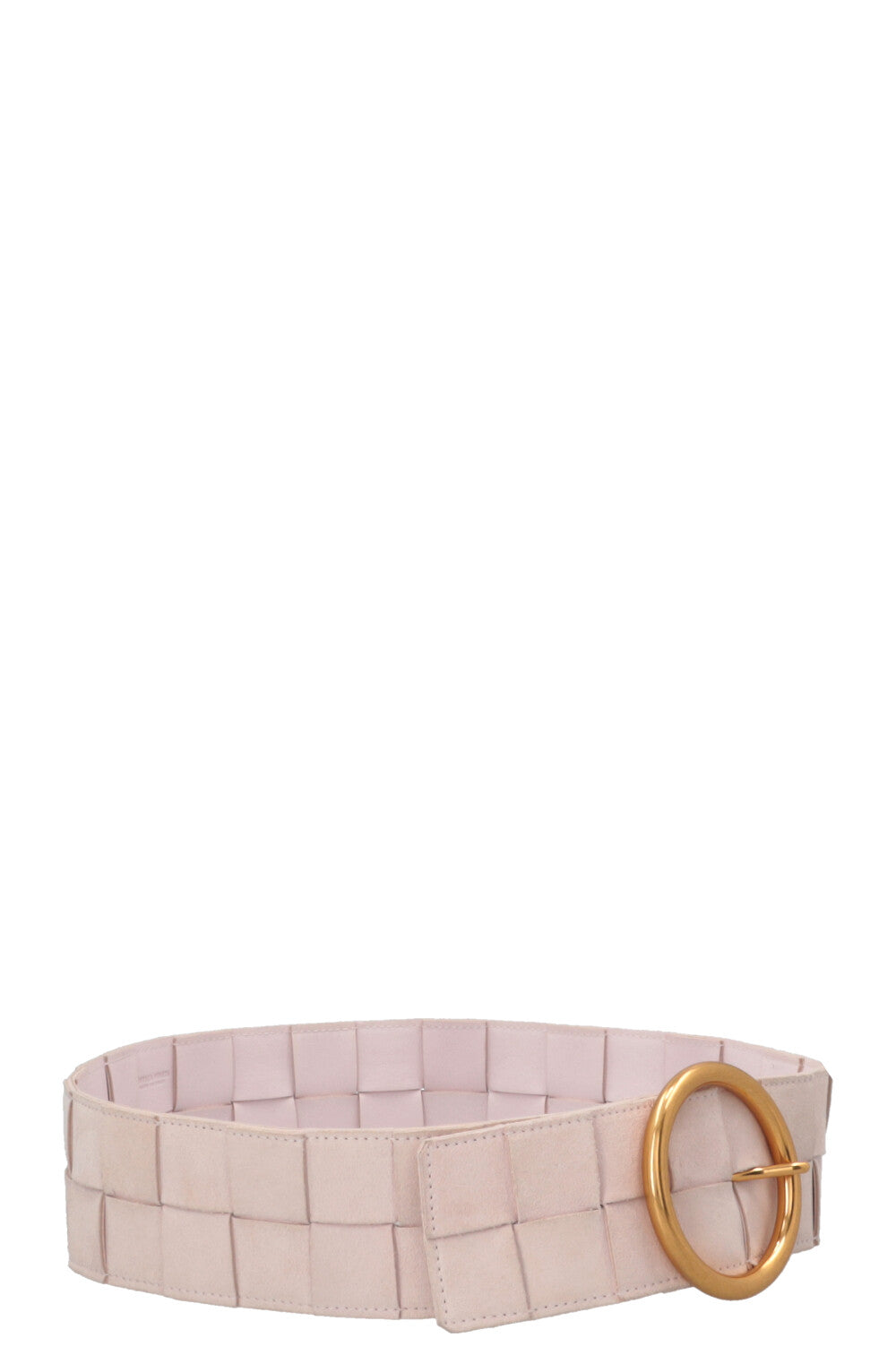 BOTTEGA VENETA Ceinture Intrecciato Suède Rose