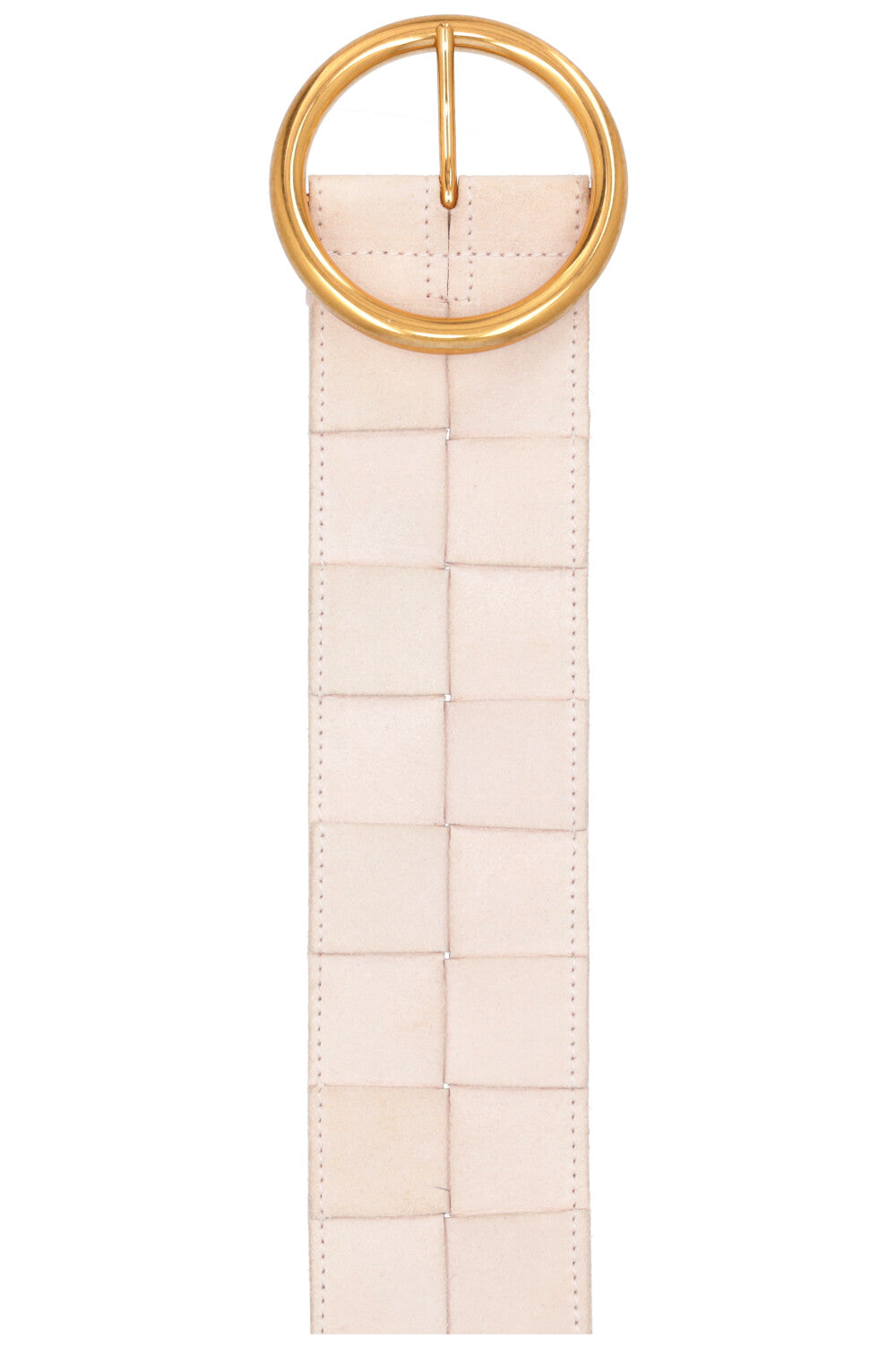 BOTTEGA VENETA Ceinture Intrecciato Suède Rose