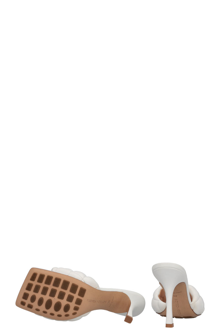 BOTTEGA VENETA Padded Mules White