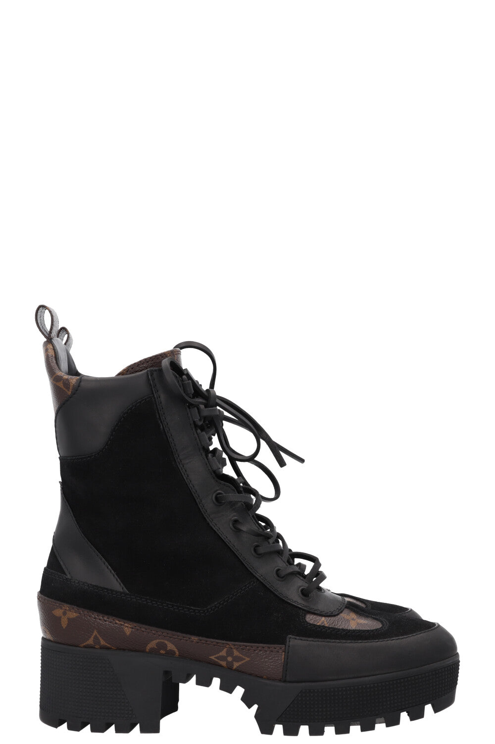 LOUIS VUITTON Laureate Boots Suede Black MNG – REAWAKE