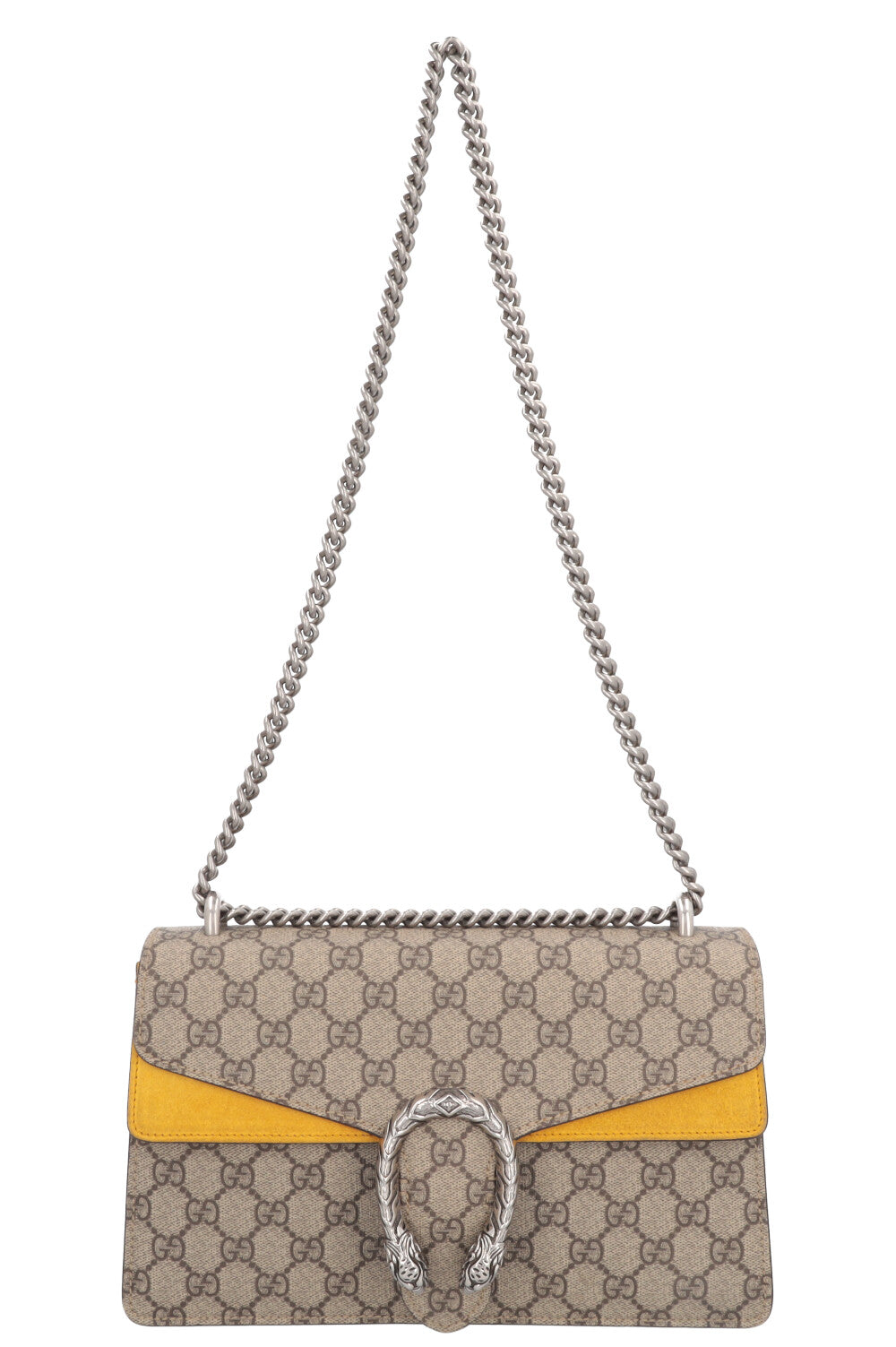 Sac GUCCI Dionysus Petit Modèle GG Supreme Jaune
