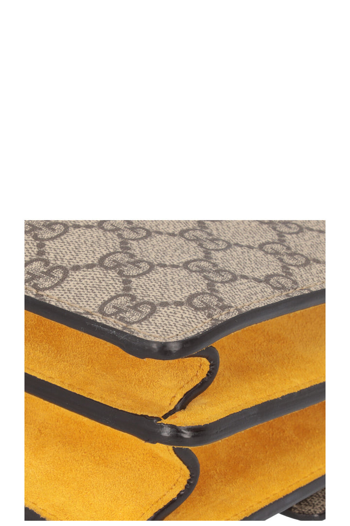 Sac GUCCI Dionysus Petit Modèle GG Supreme Jaune