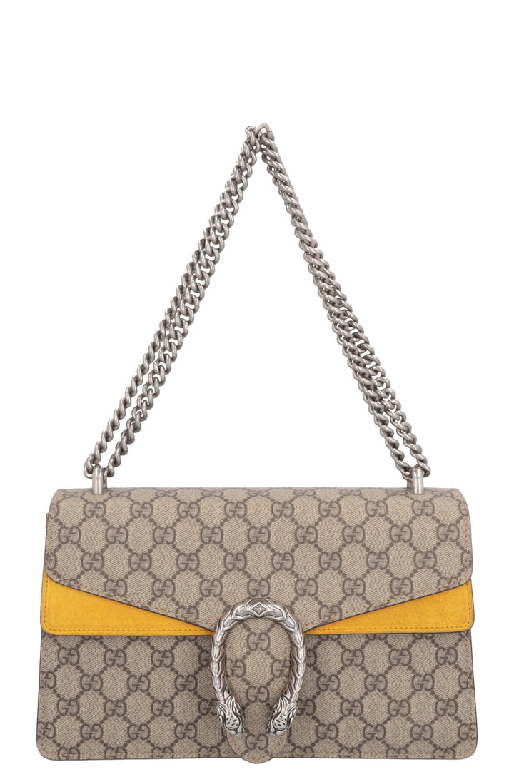 GUCCI Dionysus Bag Small GG Supreme Yellow