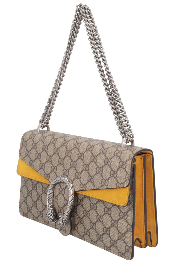 Sac GUCCI Dionysus Petit Modèle GG Supreme Jaune