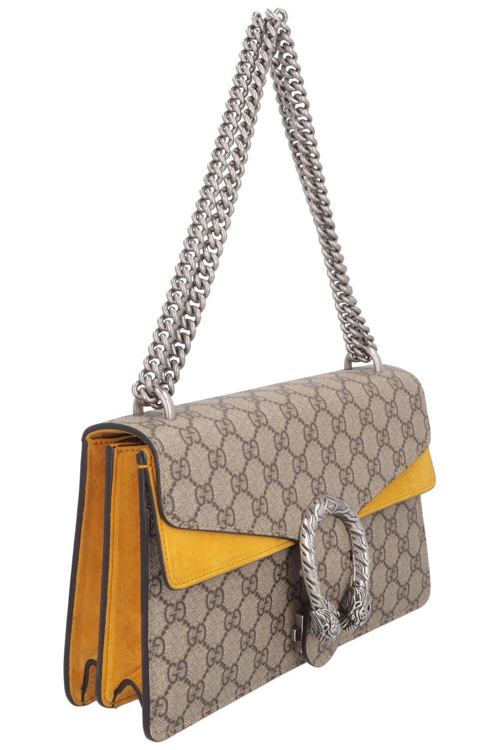 Sac GUCCI Dionysus Petit Modèle GG Supreme Jaune
