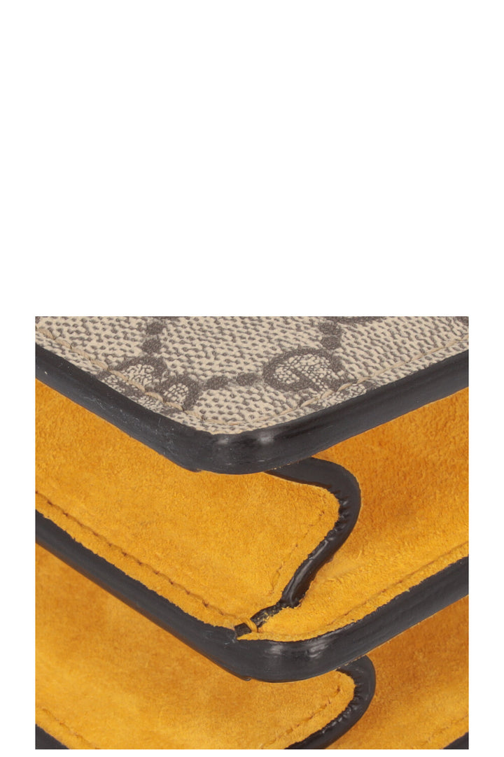 Sac GUCCI Dionysus Petit Modèle GG Supreme Jaune