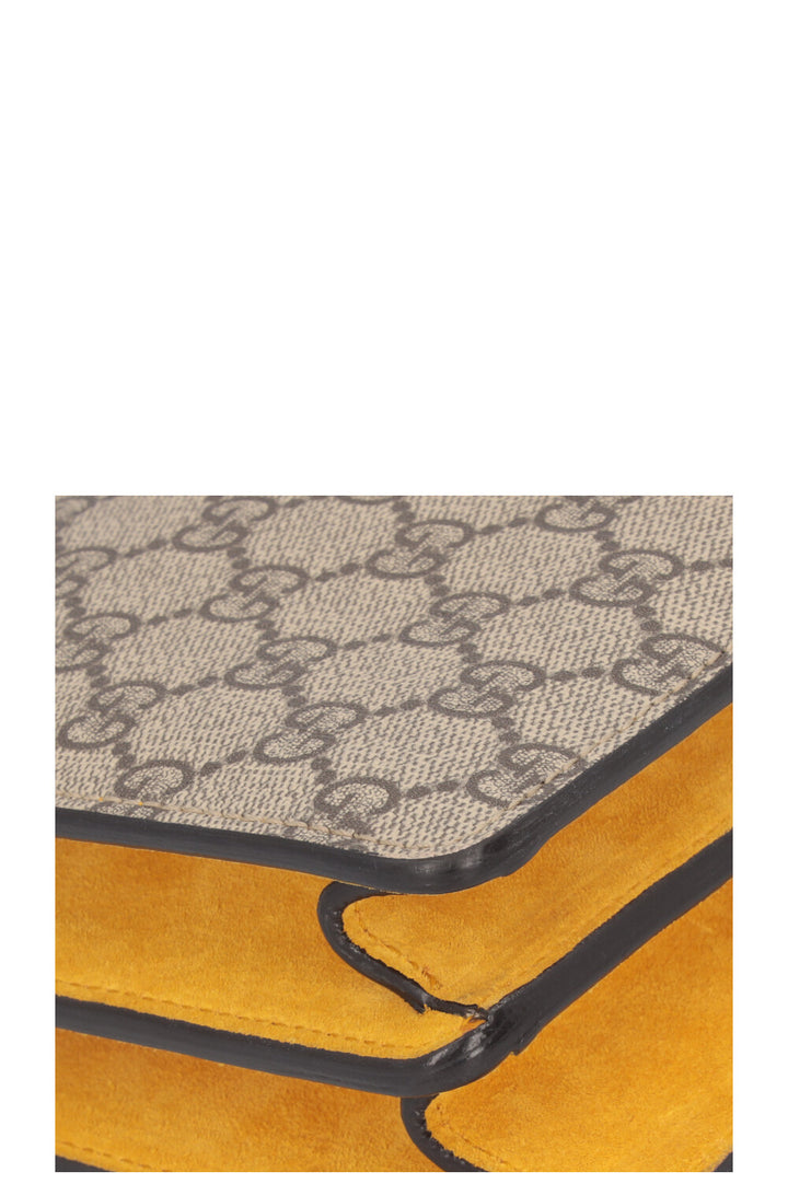 Sac GUCCI Dionysus Petit Modèle GG Supreme Jaune