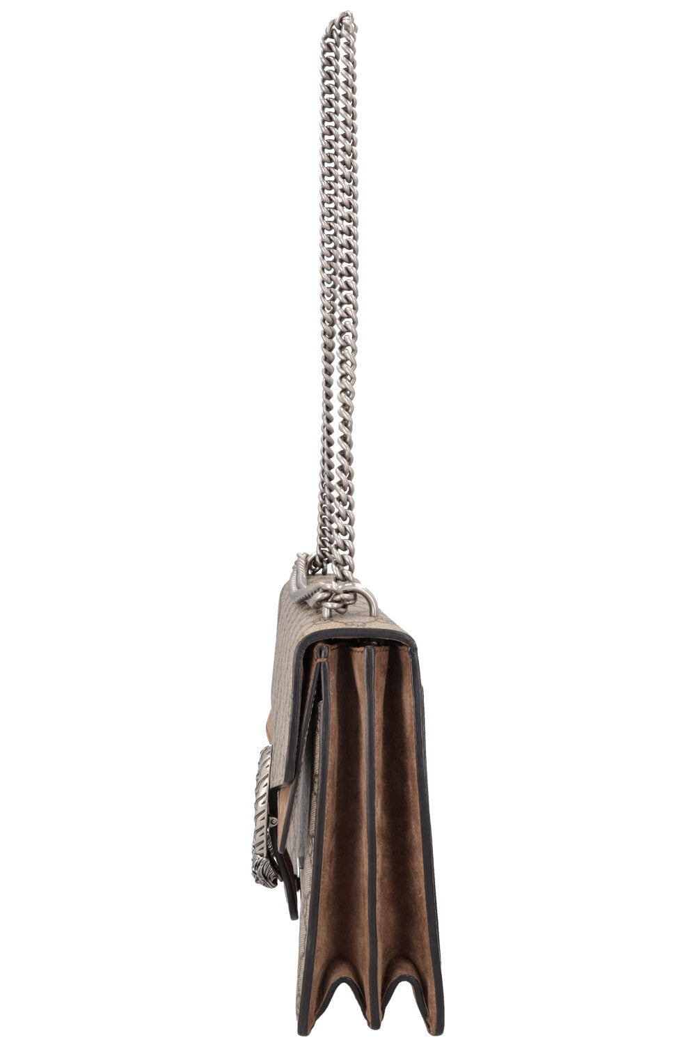 GUCCI Dionysus GG Supreme Bag Medium Brown