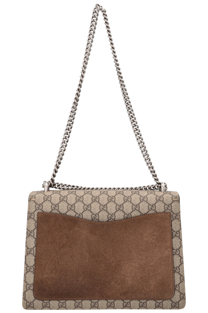 GUCCI Dionysus GG Supreme Bag Medium Brown