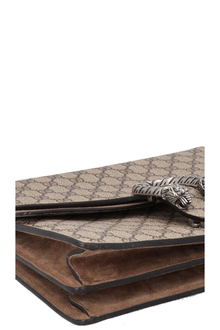GUCCI Dionysus GG Supreme Bag Medium Brown