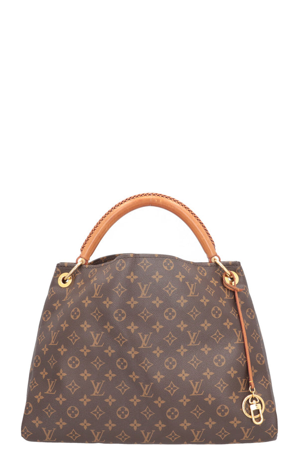 LOUIS VUITTON Artsy Hobo Bag MNG Canvas