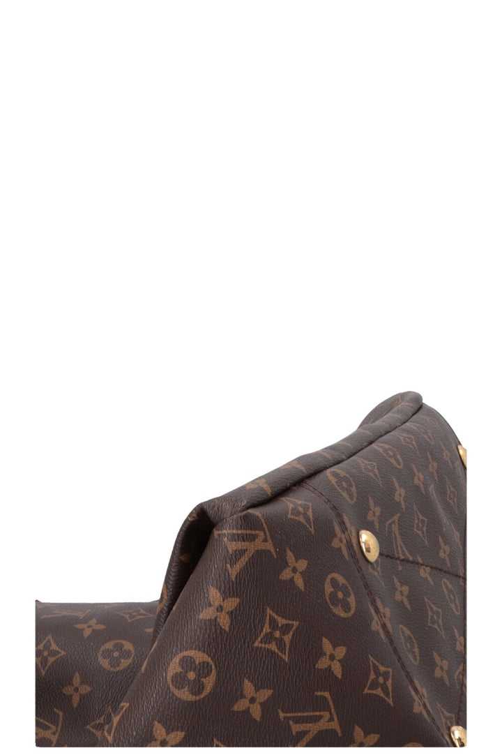 LOUIS VUITTON Artsy Hobo Bag MNG Canvas