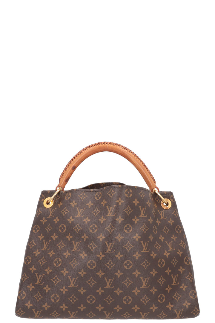 LOUIS VUITTON Artsy Hobo Bag MNG Canvas