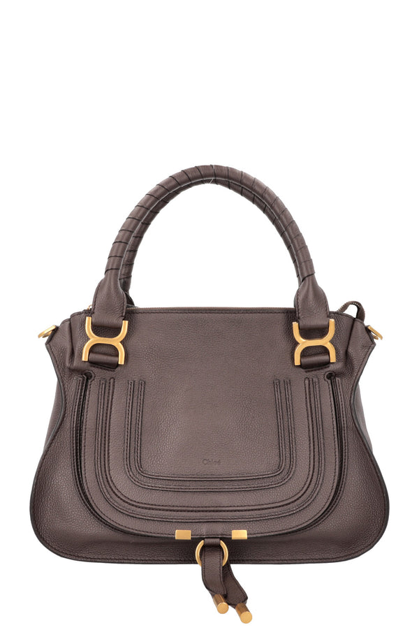 CHLOÉ Double Carry Marcie Bag Brown