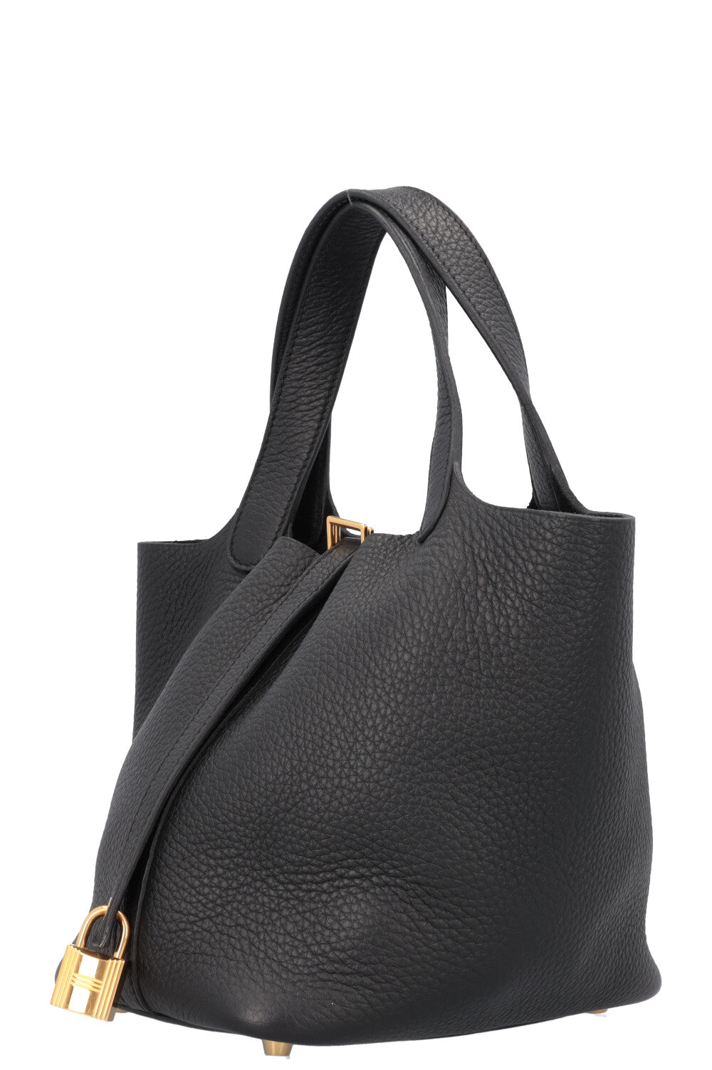 HERMÈS Picotin 18 Clemence Noir