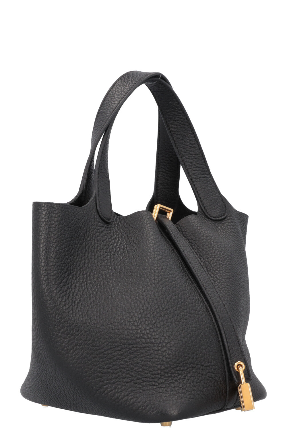 HERMÈS Picotin 18 Clemence Noir