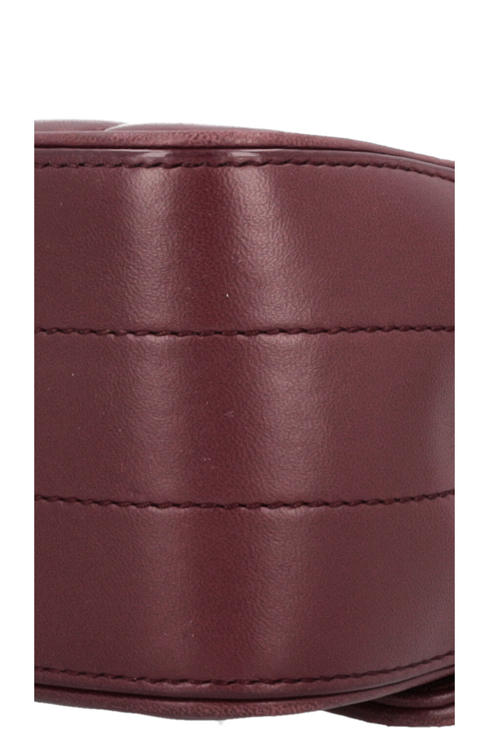 SAINT LAURENT Vicky Quilted Crossbody Bag Burgundy