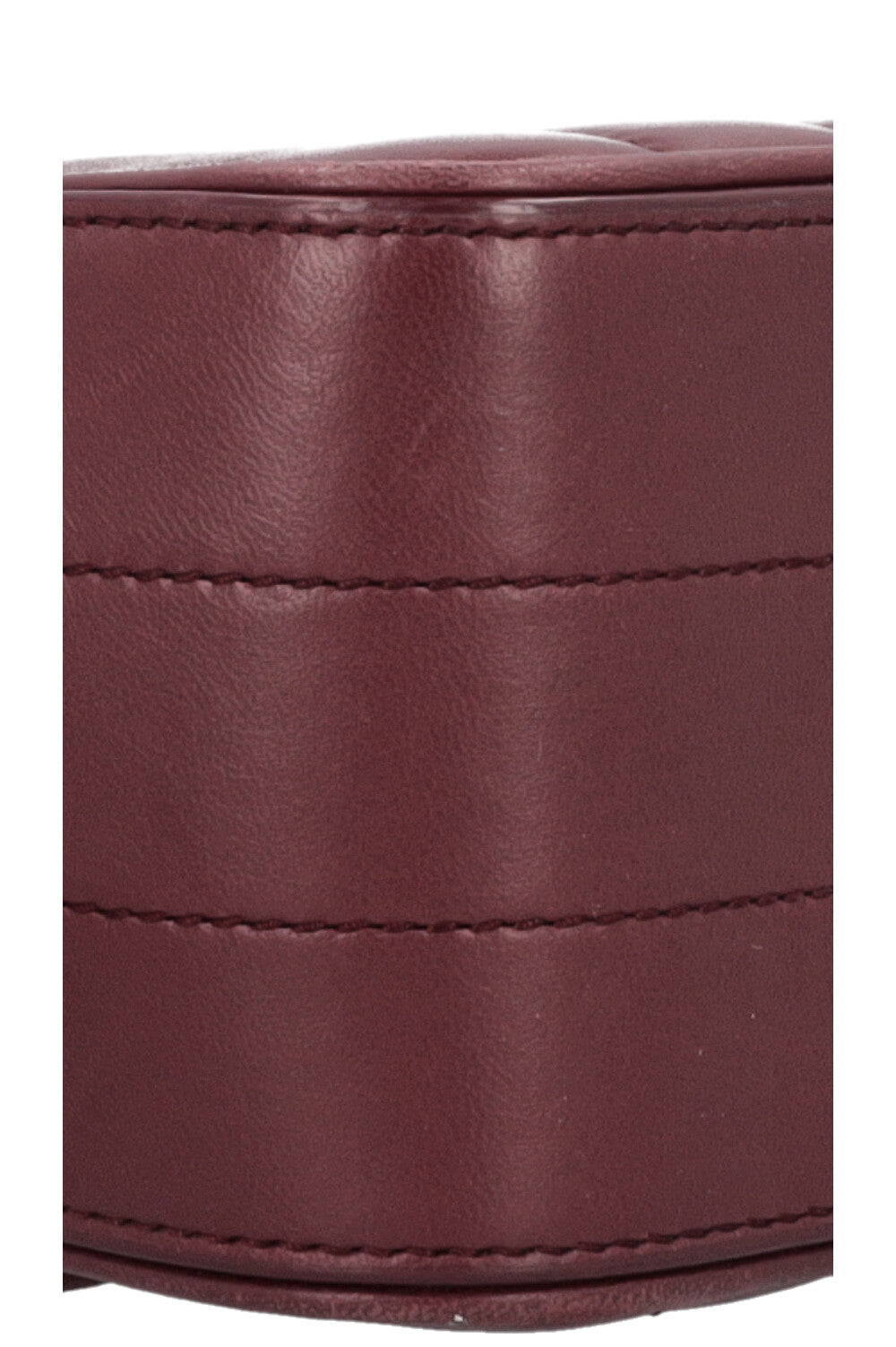 SAINT LAURENT Vicky Quilted Crossbody Bag Burgundy