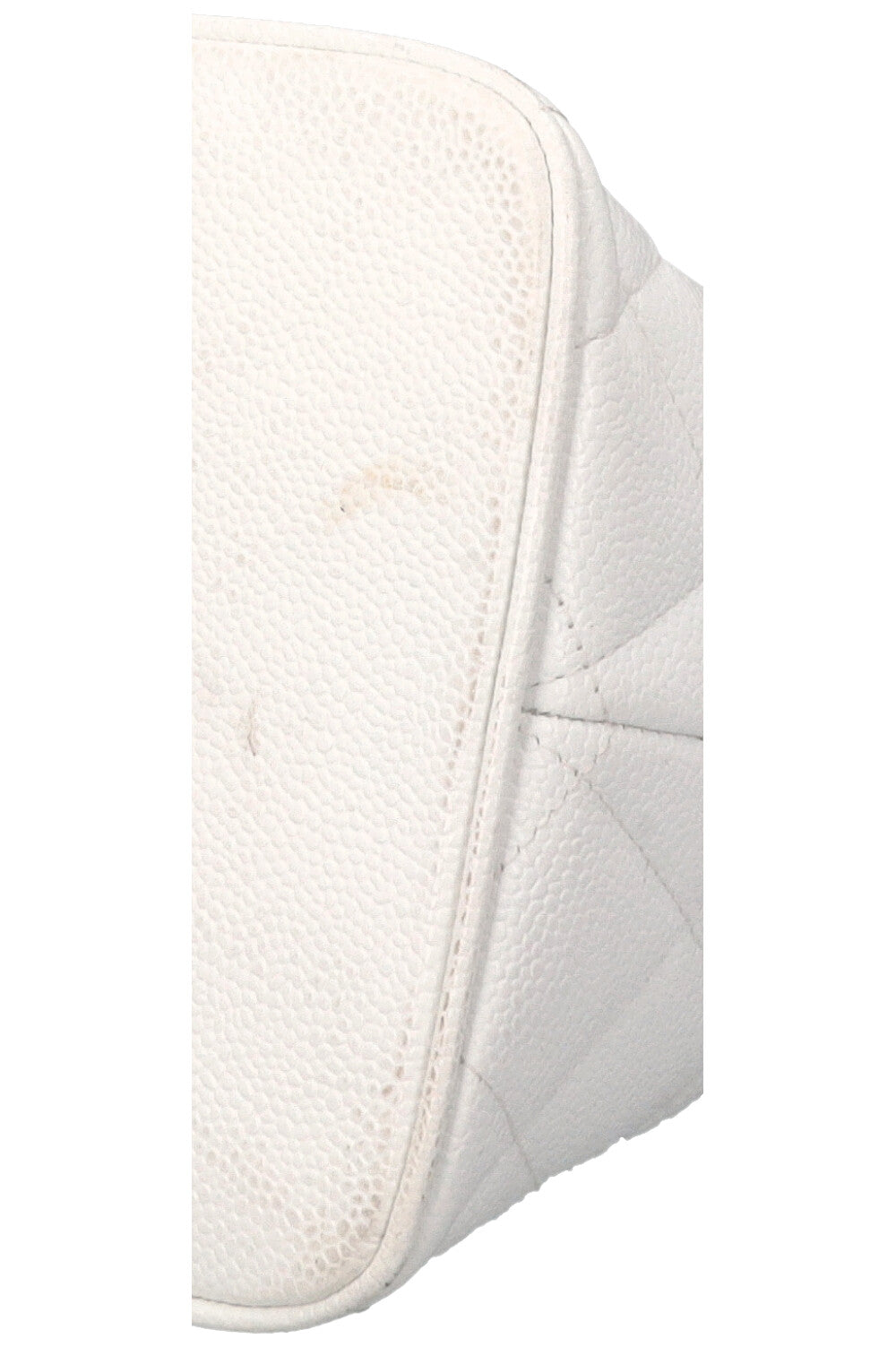 CHANEL Medaillon Tote Bag Leather White