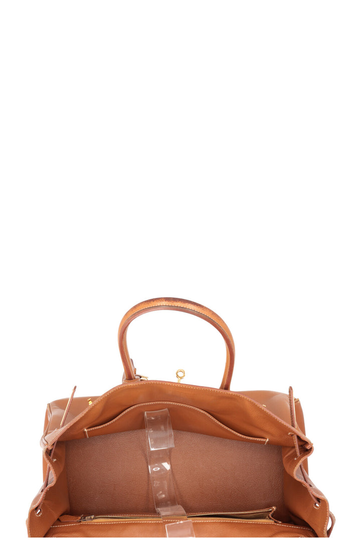 HERMÈS Birkin 35 Return Courchevel Gold