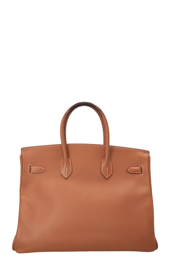HERMÈS Birkin 35 Return Courchevel Gold