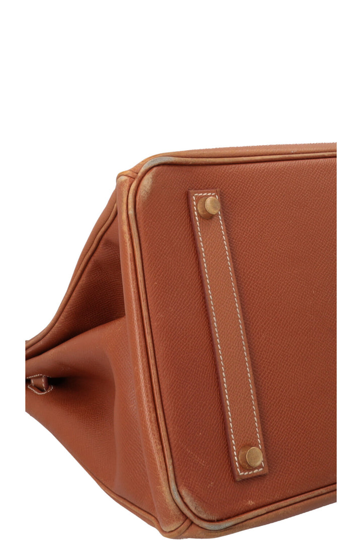 HERMÈS Birkin 35 Return Courchevel Gold