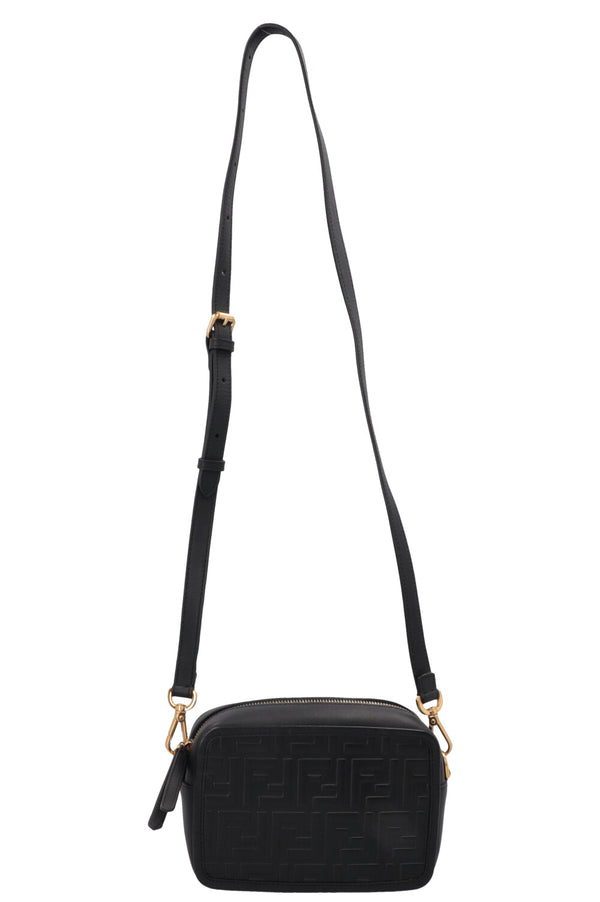 FENDI Camera Crossbody Bag Zucca Black