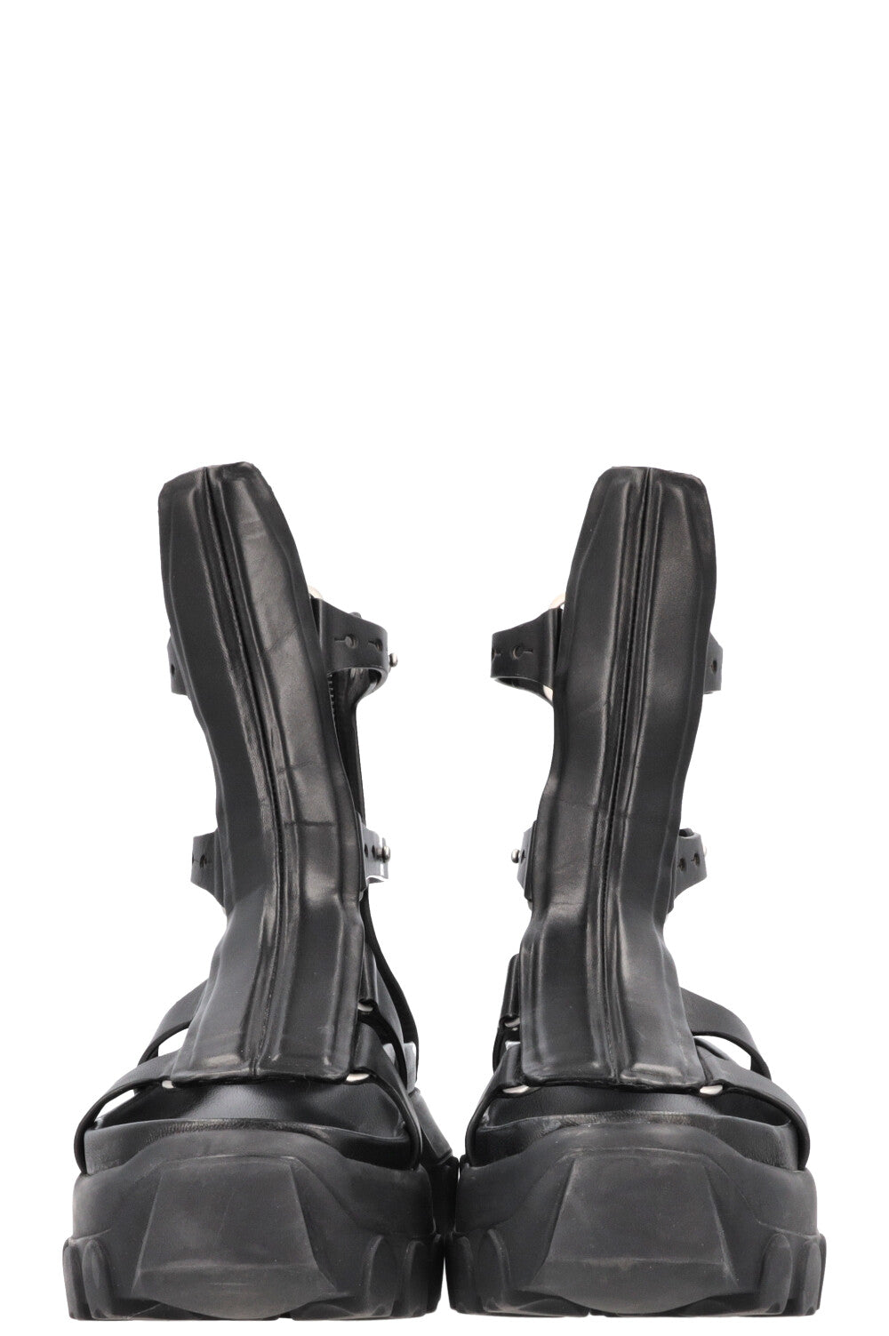 RICK OWENS Tractor Spartan Sandals Black